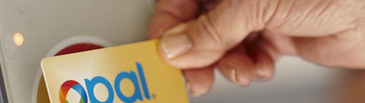 A close up of a gold opal card.